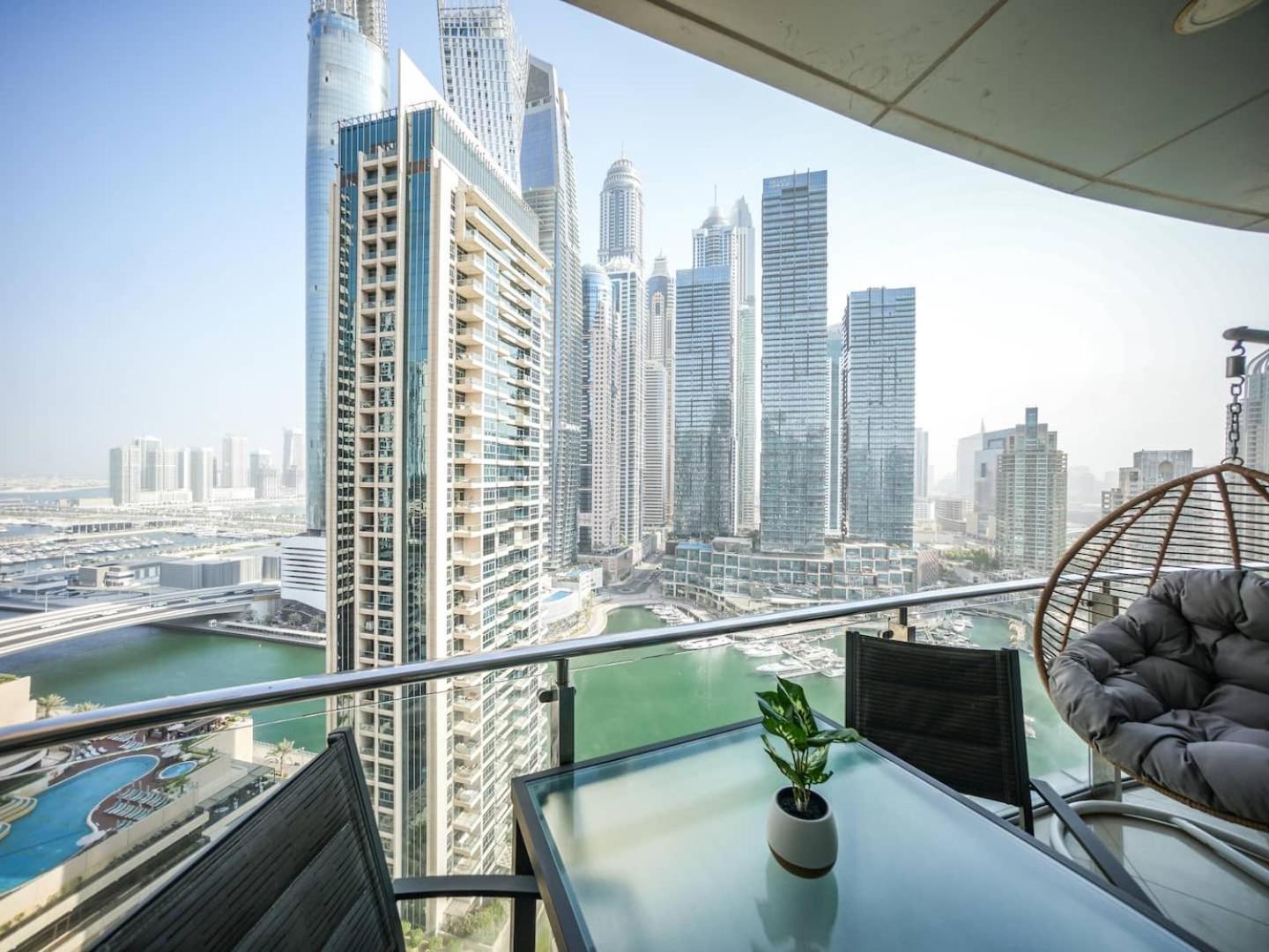 Deluxe 3 Bedroom With Marina & Sea View دبي المظهر الخارجي الصورة
